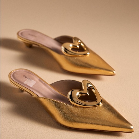 Maeve Shoes - NWT Maeve Heart Mule